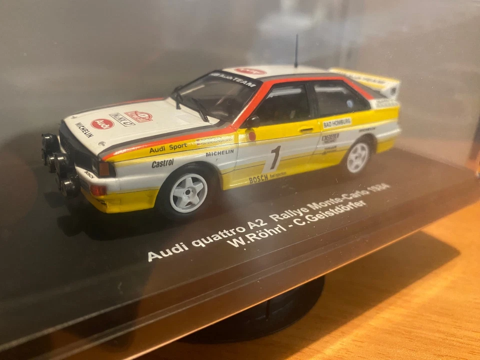 CENTAURIA 1/43 - Ref: PROMO x ABBONATI - AUDI QUATTRO A2 - RALLY MONTECARLO 1984 - Immagine 3 di 4