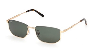GCDS 0079/S 54 31N Sonnenbrille Gold/Grün