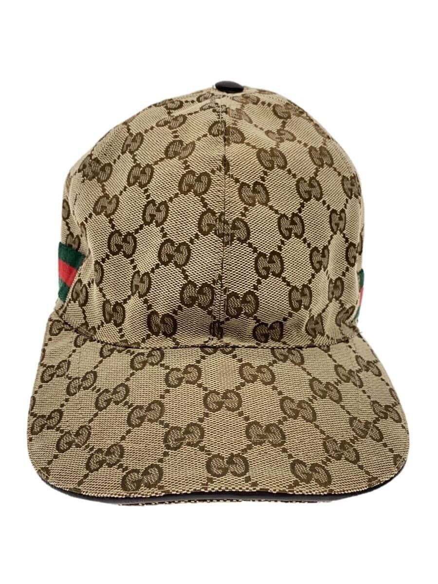 GUCCI Cap -- Canvas CML Total Pattern Mens 200035 & 601491