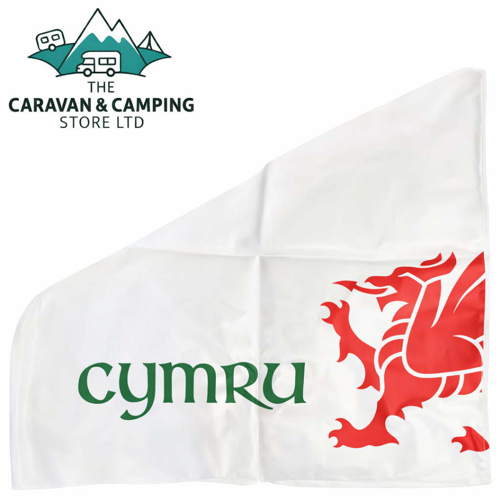 Cymru Wales Caravan Tow Hitch Cover – 64cm x 63cm Welsh Dragon