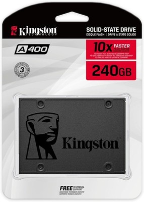 KIngston A400 240GB 2.5'' SATA III Internal SSD (SA400S37/240G) New, Sealed