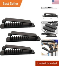 Adjustable 3PC Cord Holder Set with 8 Slots - Durable Cable Organizer for Home