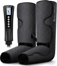 Air Compression Leg Massager with Heat, Gifts for Women Men Mom Dad, Leg Foot Ma