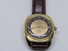 Vintage Helbros Invincible Men's Wristwatch Self-winding Gold Filled