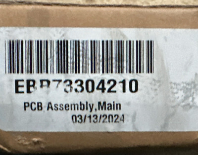 LG EBR73304210 Control Board Main PCB Assembly Multicolor New