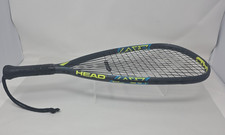 Head Laser V-Port Power Racquetball Racquet 3 5/8 Grip Gray Yellow Blue