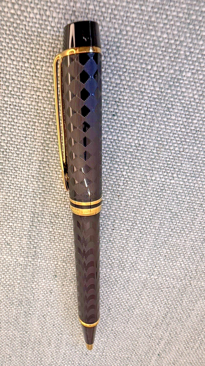 Waterman Le Man 100 Harlequin Ballpoint Pen Chased Diamond cap