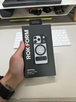 ROKFORM Crystal Case for iPhone 17 Pro Brand New Sealed MagSafe Clear