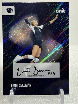 2025 ONIT Penn State Women's Volleyball - on card AUTO #S-2 Emmi Sellman