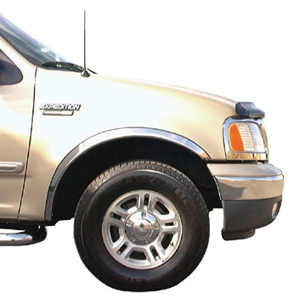 For Ford Expedition 1997-2002 QMI Polished Fender Trim Foto 2 de 3