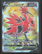 Galarian Zapdos V (Full Art) Holo Ultra Rare SWSH06: Chilling Reign 173/198 NM on eBay