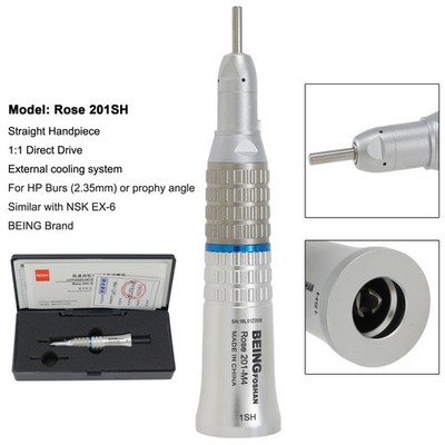 BEING Dental Straight Handpiece Nose Cone Slow Low Speed Fiber Optic NSK KAVO