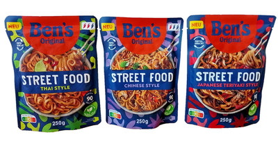 3x Ben's Original Street Food - Asiatisches Nudelgericht (3x 250g)