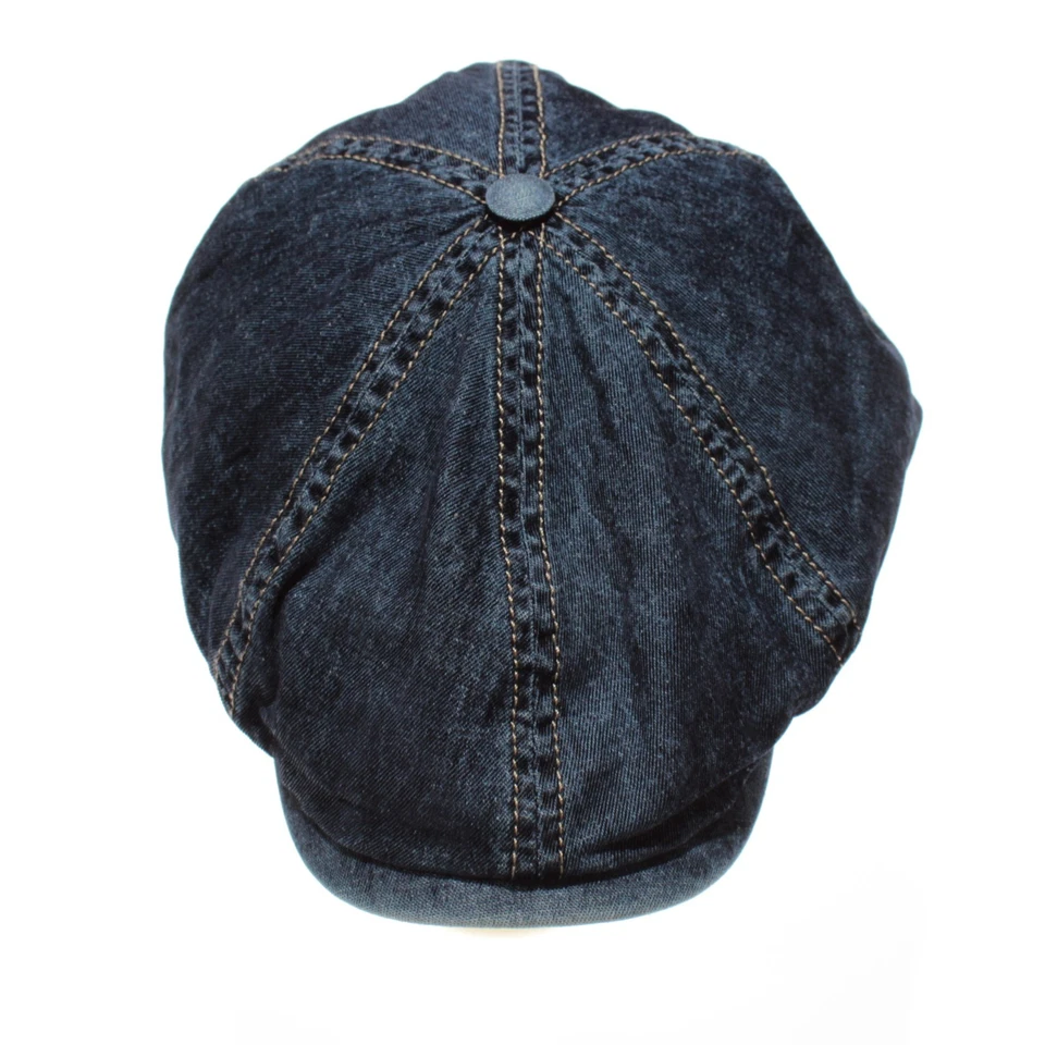 Gorra de Newsboy Amanda Christensen de Wigens nueva con etiquetas talla 62, 7 y 3/4 en azul Foto 2 de 4