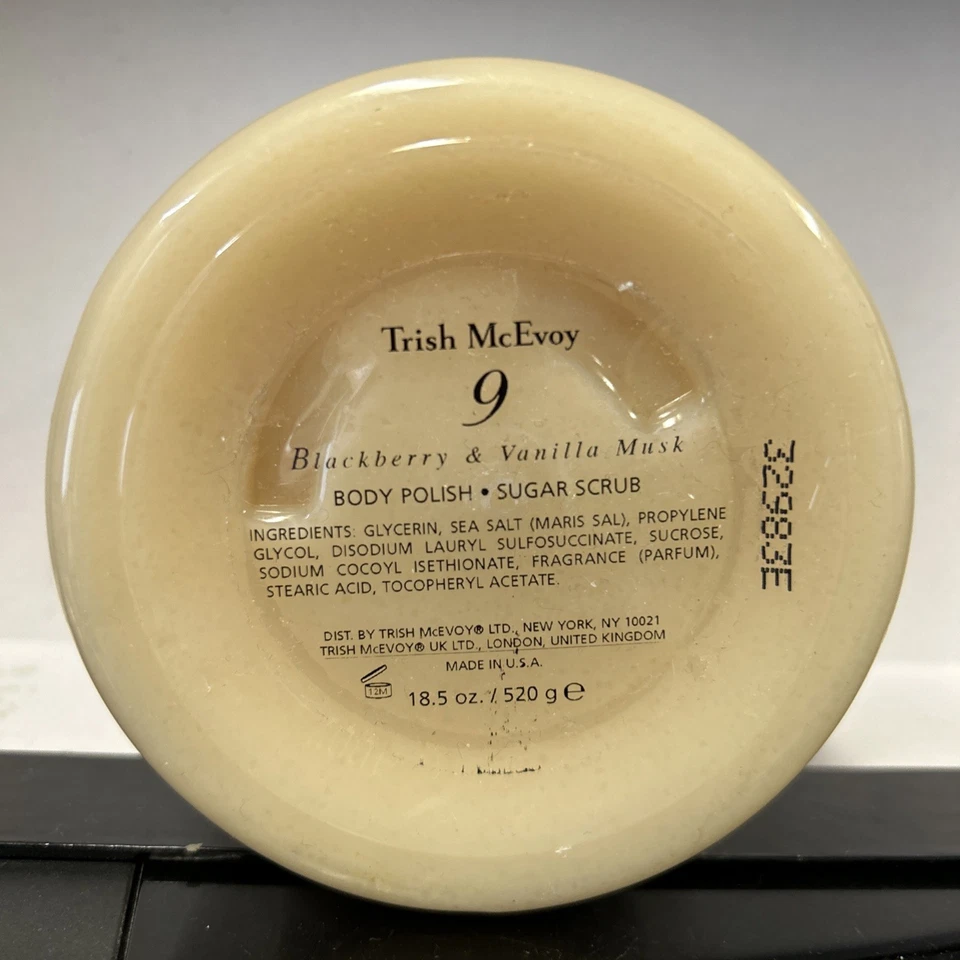 Trish McEnvoy 9 Blackberry Vanilla Musk Body Polish Sugar Scrub 18.5 oz - Image 4 of 4