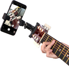 Guitar Head Phone Holder Mount for Live Broadcast Teaching Video Recording Andro