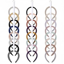 3 Pcs Headband Holder Organizer for Girl Headpiece Hanger Organizer White Hair