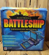VTG 2001 Electronic BATTLESHIP Advanced Mission Milton Bradley Complete Teated