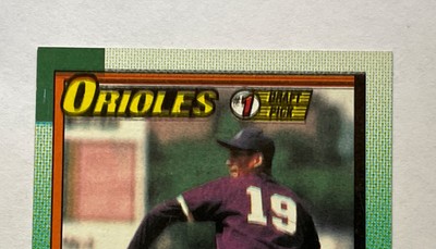 RARE 1990 TOPPS #774 BEN MCDONALD BALTIMORE ORIOLES RC Double