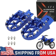 TT-R230 Foot Pegs Footpegs Footrest Fit For YAMAHA TTR230 2005-2024 Dirt Bike