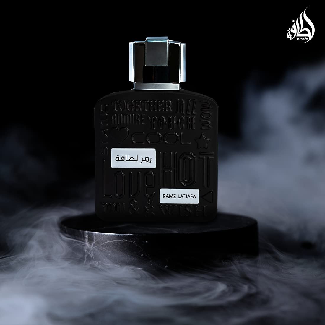 Lattafa Ramz Silver for Unisex Eau de Parfum Spray, 3.4 Ounce