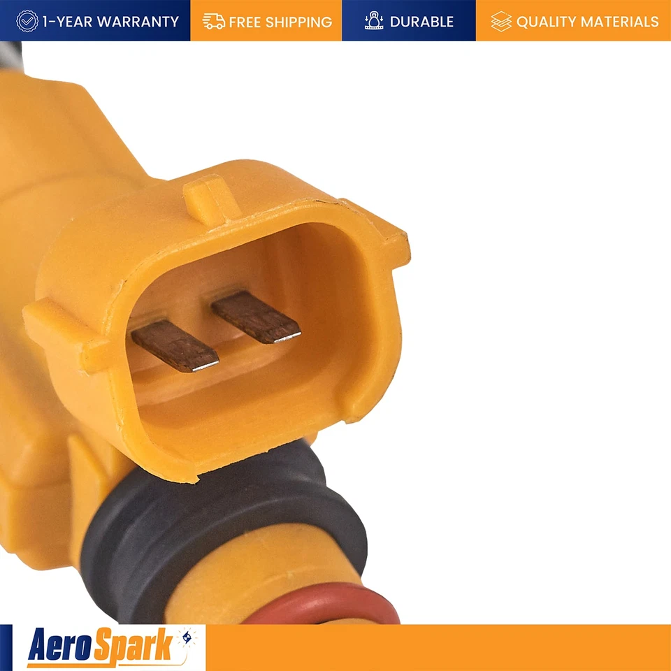 Inyectores de combustible 4 piezas para Mitsubishi Montero Sport 1997-1999 2,4 L l4 FJ571 CDH275 Foto 3 de 4