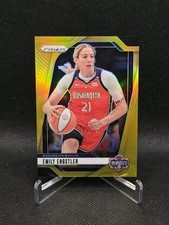 2024 Panini Prizm WNBA #67 Emily Engstler Gold Prizm /10 Mystics SSP
