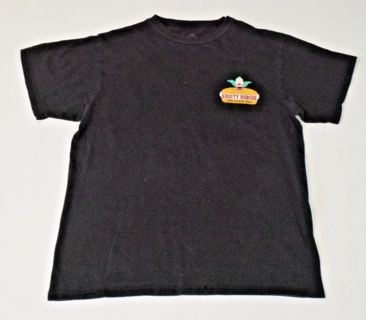 Vintage T-Shirt The Simpsons Size M Y2K Krusty Burger Over Dozens 
