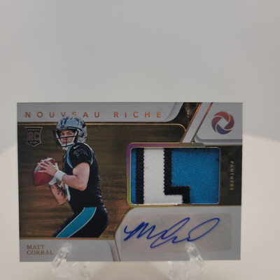 2022 Panini Gold Standard Nouveau Riche /79 Matt Corral RPA Rookie Patch Auto RC