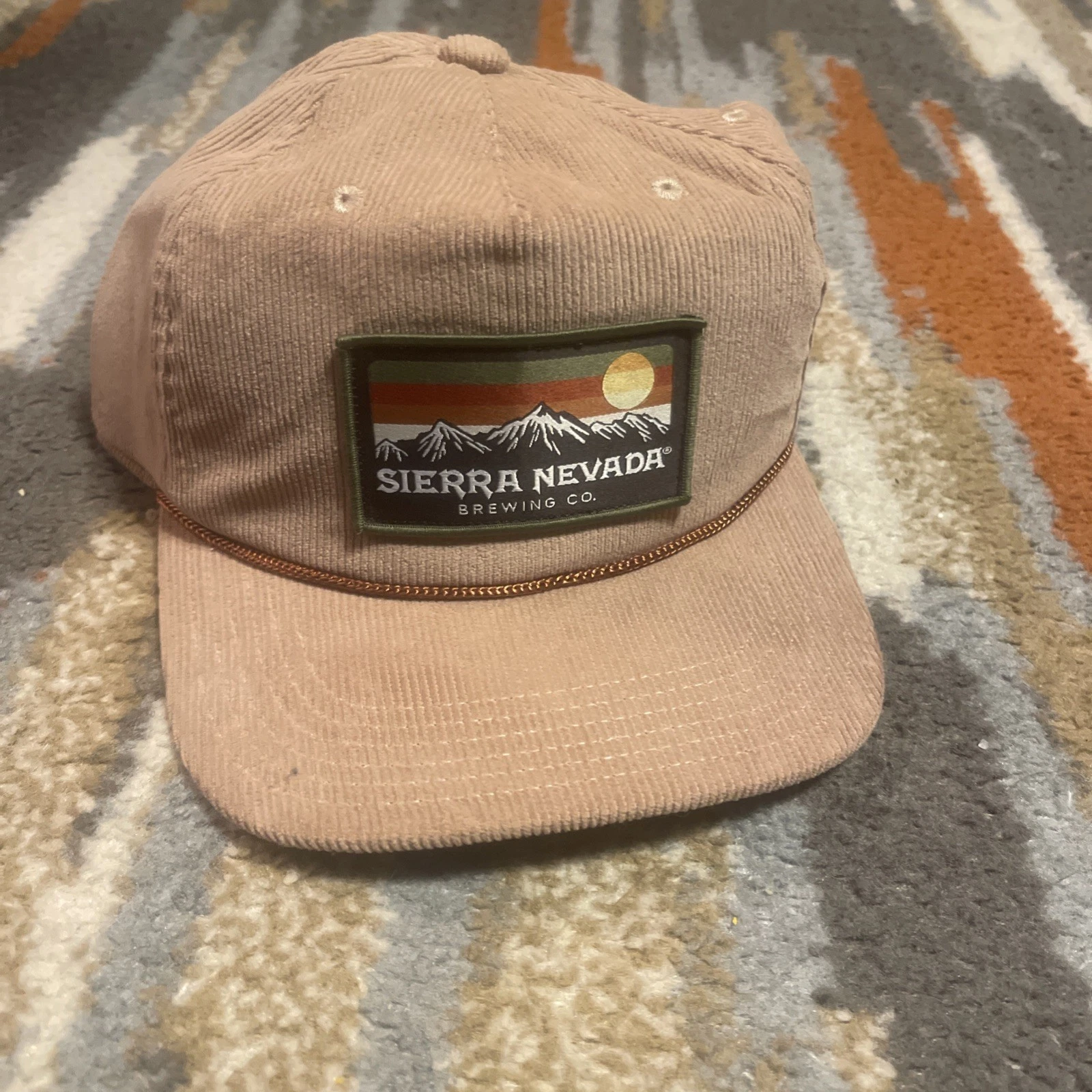 Sierra Nevada Brewery Adjustable Beer Golfer/Camper Hat Corduroy SnapBack