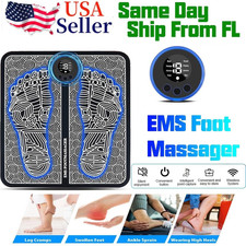 19 Level EMS Electric Foot Massager Pad Muscle Stimulator Blood Circulation Mat