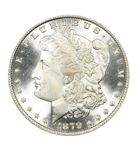 * 1879 S * BU MS++ BLAZING BLAST WHITE GEM!! RARE PQ MORGAN SILVER DOLLAR #Q27