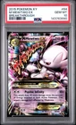 2015 POKEMON XY BREAKTHROUGH #64 M MEWTWO EX PSA 10