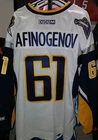 VINTAGE #61 Maxim AFINOGENOV Buffalo SABRES Off. Lic. CCM Jersey, Size Men's XXL