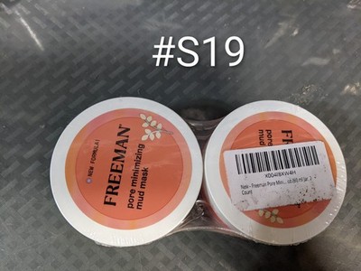 2x Pore Minimizing Mud Mask Targeted Detox Oily skin Soothes Calms Freeman 2 oz
