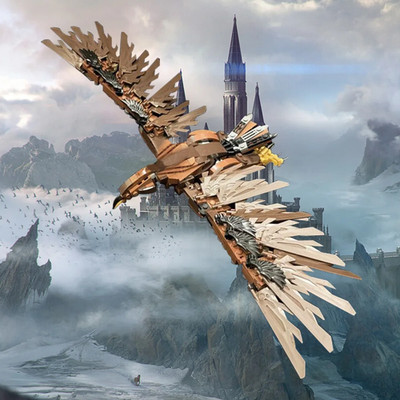 Herr der Ringe Hobbit Gwaihir Gandalf MOC REP - 428 Teile Geschenke Spielzeug Montage