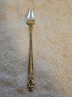 Gorham Hispania (1968) Sterling Silver Short Handle Pickle/Olive Fork 5 7/8",