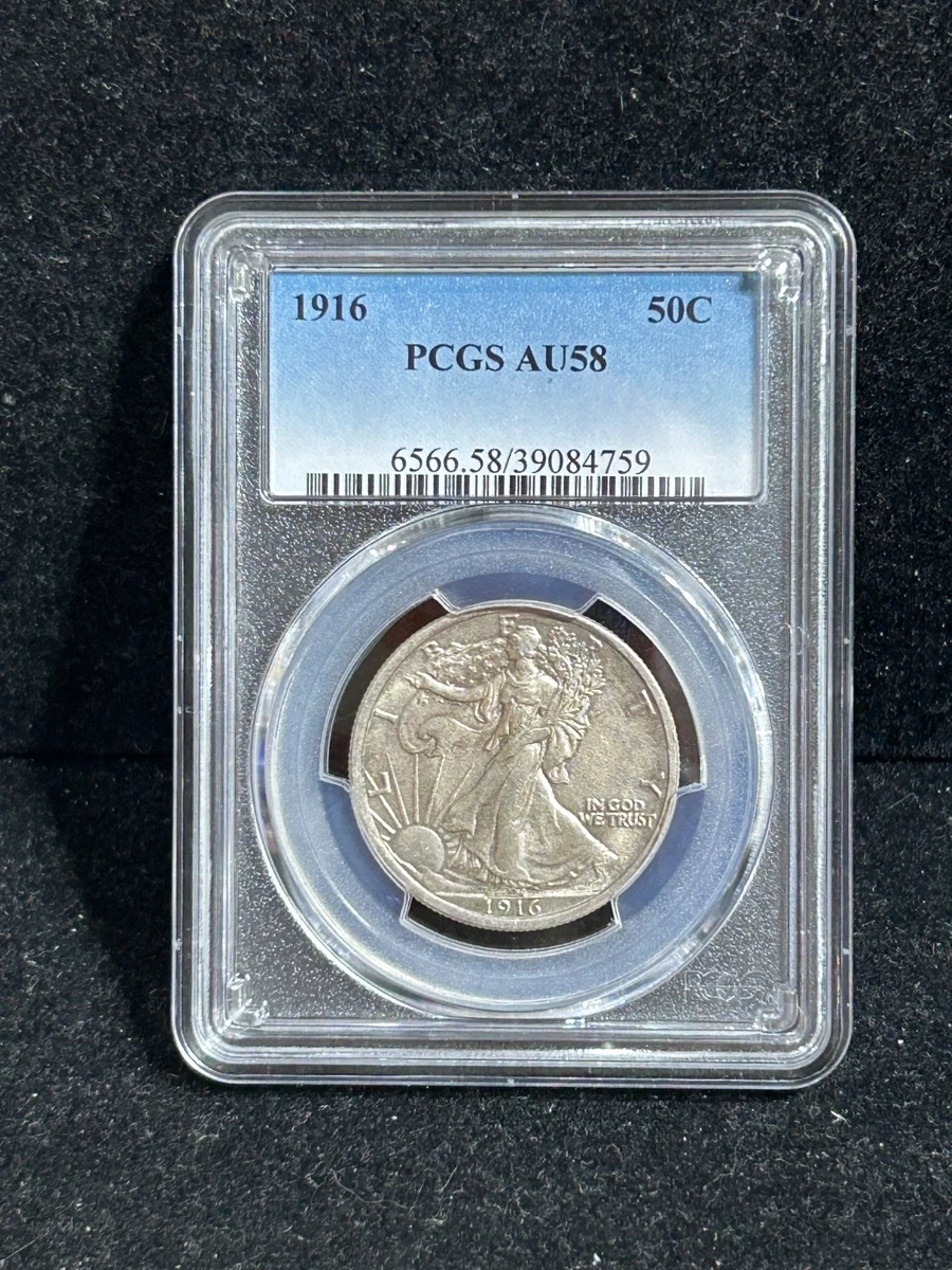 AU 58 Graded Liberty Walking Half Dollars (1916-1947) for sale | eBay