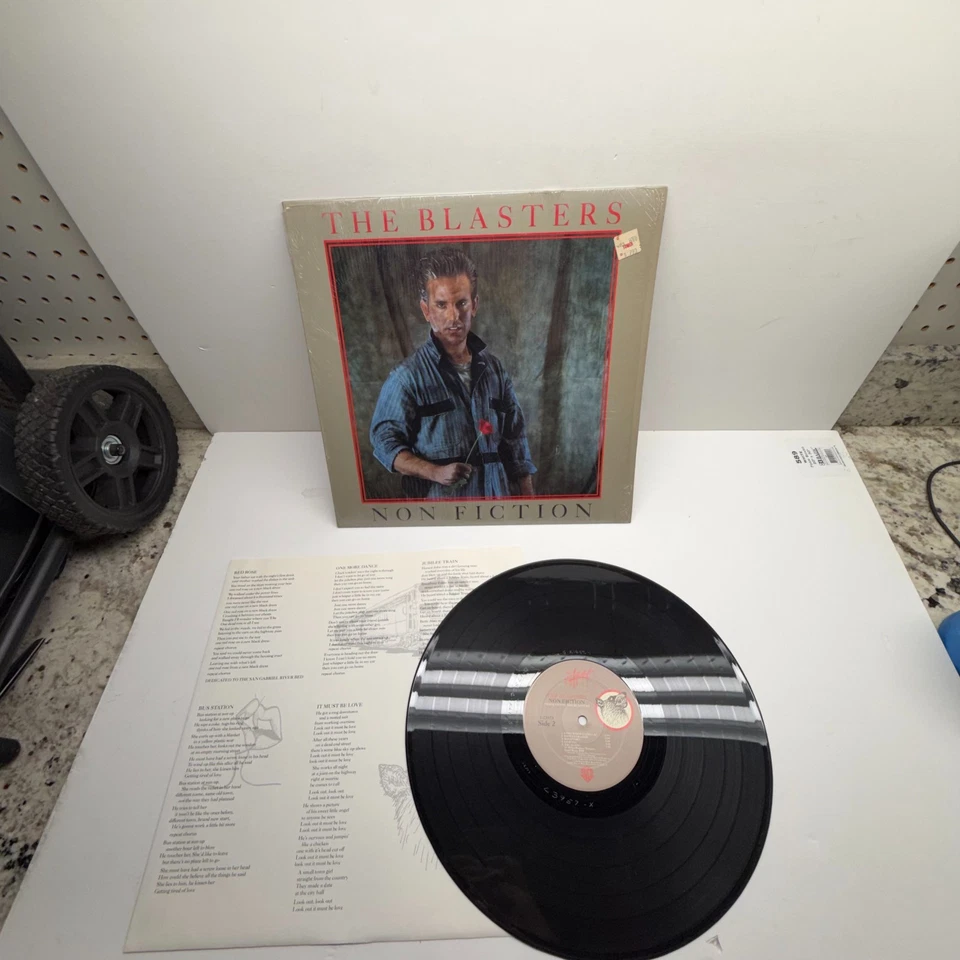 THE BLASTERS - Non Fiction / Vinyl LP Record / 1983 Slash WB - 23818-1 w/ shrink - Image 2 of 4