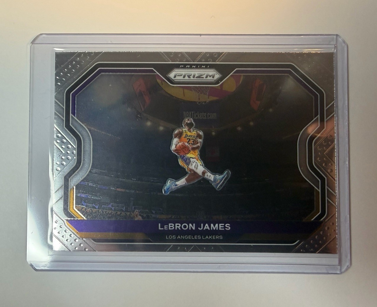 LEBRON JAMES 2020-21 PANINI PRIZM KOBE DUNK TRIBUTE LAKERS BASE