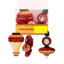 Spinning Tops Pack of 2 Windup Top Lattu Bhawra Bambaram Tippe top Indian Game