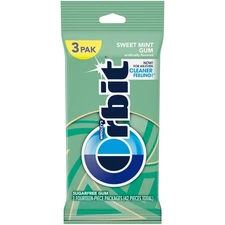ORBIT Sweet Mint Sugar Free Chewing Gum, 3 Packs of 14-Pieces (42 Total Pieces)