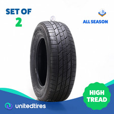 Set Of 2 Used 24565r17 Bridgestone Dueler Lx 107t - 8.532
