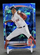 2025 Bowman Chrome Sapphire Prospects Sadbiel Delzine 1st Bowman #BCP-235