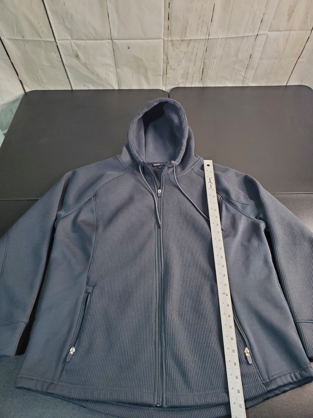 SwissTech Jacket Softshell Greystone Colored Zip … - image 5