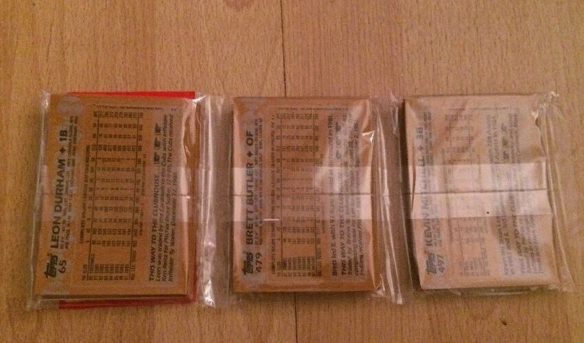 George Bell Ken Landreaux Danny Heep Leon Durham Brett Butler Kevin Mitchell - Image 2 of 2