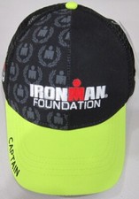 Ironman Foundation Captain Boco Gear Trucker Hat Mesh Snapback Cap Black Neon