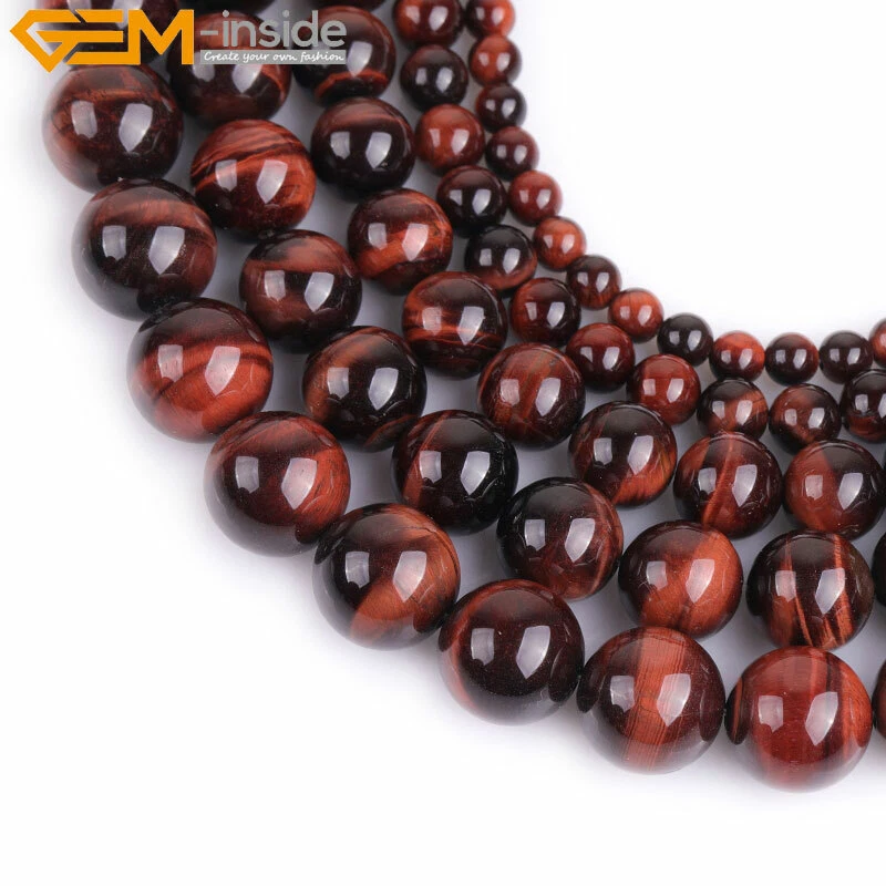 Red tiger eye beads discount