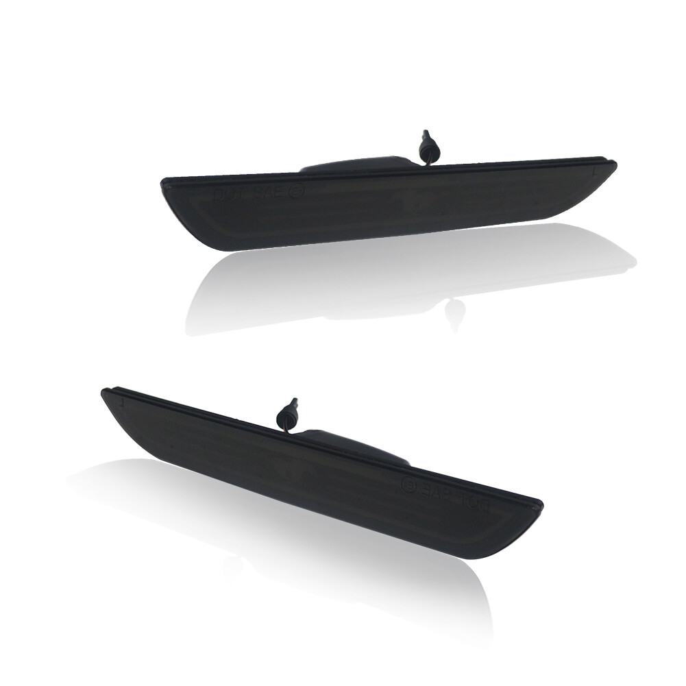 For 2015-2022 Ford Mustang GT Smoked Lens LED Rear Bumper Side