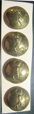 Canada Military Cadets 4 Buttons set. Brand New
